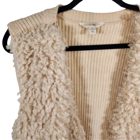 Terra & Sky Women’s Size 3X Sherpa Vest NWT - Picture 4 of 9